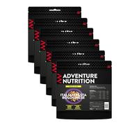 Adventure Nutrition Pack N Go Freeze-Dried Lightweight Food, 600 Kcal, for Adventurers, Hikers, Campers, Emergency Services, Mountaineers (6, Pasta Bolognese)