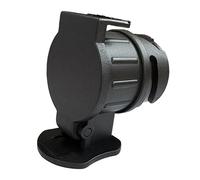 ADVENTURE OUTDOOR SUPPLIES 13-Pin to 7-Pin Trailer Plug Adaptor - Converts 13-Pin Socket to 7-Pin Type N Plug - Weatherproof Cap - Brass Pins - 12V Towing Connector for Caravan & Trailer