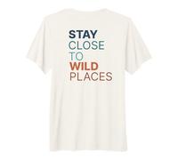 Adventure Outdoors Stay Close to Wild Places Horizon Seeker Premium T-Shirt
