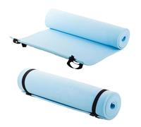 ADVENTURE PEAKS Camping Mat Waterproof EVA Foam Exercise Mat Extra Thick 0.6 CM Lightweight Yoga Mat with Elastic Straps Ideal for Exercise, Camping & Travelling
