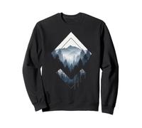 Adventure Peaks Minimalist Hiking Scene Sweatshirt