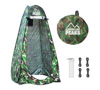 Adventure Peaks Pop Up Toilet Tent for Camping - Waterproof & Durable Easy-Setup Pop Up Changing Tent for Shower with Storage Bag - Portable Camping Toilet Tent for Fishing, Picnic, Hiking