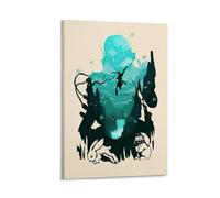 Adventure Poster Art Nature Inspired Wall Decor with Forest Animals And Abstract Design Unique Home Decoration for Living Room Bedroom Or Office Vibrant Colors Gift 20x30inch(50x75cm) Framed
