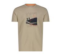 Adventure Print Piqué T-Shirt CMP Beige 54