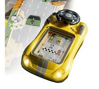 Adventure Racing Car Steering Wheel With Multiple Songs - Realistic Simulated Driving Game For Toddlers Over 3, Featuring Interactive Sound And Educational Play For Skill Development(Yellow)