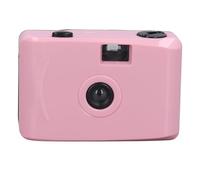 Adventure-Ready 35mm Reusable Film Camera with Case for Snorkeling and Outdoor Use, F/9 28MM Lens for Vintage Photography (Light Rosy)