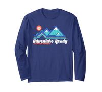 Adventure Ready! Scouting America Outdoor Mountains Hiking Long Sleeve T-Shirt