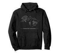 Adventure Seeker Beyond Borders Paragliding Climbing MTB Pullover Hoodie