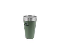 Adventure Stacking Beer Pint 047L Hammertone Green Travel Mug Keeps Beer Cold for 4 Hours Stainless Steel Beer Mug Stacks Infinitely Double Wall