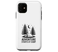 Adventure Starts at Camp Wilderness Camping Case for iPhone 11