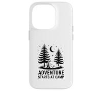 Adventure Starts at Camp Wilderness Camping Case for iPhone 14 Pro