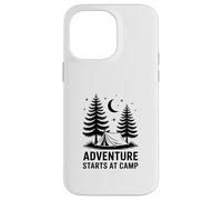 Adventure Starts at Camp Wilderness Camping Case for iPhone 14 Pro Max