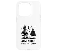 Adventure Starts at Camp Wilderness Camping Case for iPhone 15 Pro