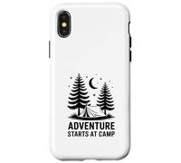 Adventure Starts at Camp Wilderness Camping Case for iPhone X/XS