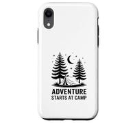 Adventure Starts at Camp Wilderness Camping Case for iPhone XR