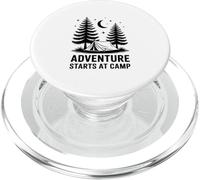 Adventure Starts at Camp Wilderness Camping PopSockets PopGrip for MagSafe