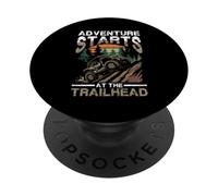 Adventure Starts At The Trailhead Journey PopSockets Adhesive PopGrip