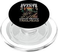 Adventure Starts At The Trailhead Journey PopSockets PopGrip for MagSafe
