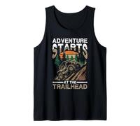 Adventure Starts At The Trailhead Journey Tank Top