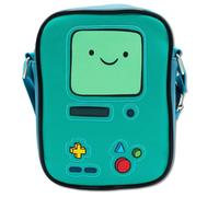 Adventure Time Bag, Crossbody, Adventure Time BMO Character Body Close Up Blues, Vegan Leather