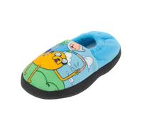 Adventure Time Boys Blue Multi-Character Printed Graphic Mule Slippers - 8 UK Child