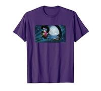 Adventure Time Fionna and Cake Card T-Shirt, Men, Purple, X-Large