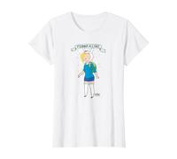Adventure Time Fionna & Cake T-Shirt, Women, White, Large