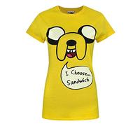 Adventure Time Jake I Choose Sandwich Women's T-Shirt Yellow