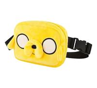 Adventure Time Jake the Dog Plush Crossbody Bag, Multi | Women's Mini Shoulder Handbag with Adjustable Strap