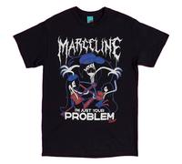 Adventure Time Men's Just Your Problem Tour Marceline T-Shirt in Black | Size: 4XL Adventure Time Black 4XL