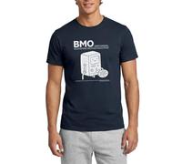 Adventure Time Merchandise BMO User's Manual Men's T-Shirt Navy