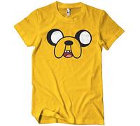 Adventure Time Officially Licensed Jake The Dog Mens T-Shirt (Gold), X-Large