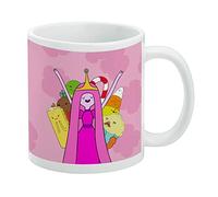 Adventure Time Princess Bubblegum Ceramic Coffee Mug, Novelty Gift Mugs for Coffee, Tea and Hot Drinks, 11oz, White