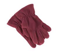 Adventure Togs Children Fleece Gloves for Boys and Girls, Warm Winter Gloves for School Maroon 9-12 Years