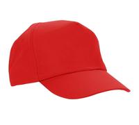 Adventure Togs Kids Baseball Cap - Kids Sun Hat for Girls or Boys with UV Protection - Quick Drying Microfibre UPF 40+, Red, 55cm (5-8 Years)