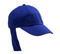 Adventure Togs Kids Legionnaires Cap - Kids Sun Hat for Girls or Boys with UV Protection - Quick Drying Microfibre UPF 40+, Royal Blue, 55cm (5-10 Years)