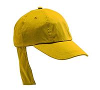 Adventure Togs Kids Legionnaires Cap - Kids Sun Hat for Girls or Boys with UV Protection - Quick Drying Microfibre UPF 40+, Yellow, 55cm (5-10 Years)