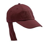 Adventure Togs Kids Legionnaires Cap - Kids Sun Hat for Girls or Boys with UV Protection - Quick Drying Microfibre UPF 40+, Maroon, 55cm (5-10 Years)