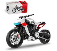 Adventure Touring Motorcycle Building Set for Adults, for Pan America Motorbike Building Kits, 1:8 Collectible Motorcycle Bricks Toy, Gift for Motorcycle Enthusiasts, 545 Pieces
