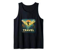 Adventure Travel Bridge Jumping Explorer Graphic Tank Top
