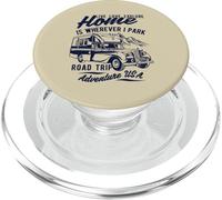 Adventure USA Retro Camper Vintage Distressed Style Design PopSockets PopGrip for MagSafe