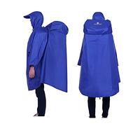 Adventure World Globotrekker Backpack Poncho Lightweight Waterproof Rain Poncho for Hiking, Camping, Travel & Outdoor Use - One Size Fits Most (Sapphire Blue)