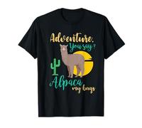Adventure You Say? Alpaca My Bags Funny Travel T-Shirt T-Shirt