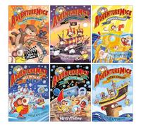 Adventuremice Collection 6 Books Set by Philip Reeve & Sarah McIntyre (Mice Camera Action!, The Ghostly Galleon, Mermouse Mystery, Mice on the Ice, Mice on the Moon & Otter Chaos)