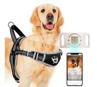 ADVENTUREMORE Small Size Dog Harness No Pull With QR Code Tag Adjustable Reflective Vest Leakproof Dog Harness With Easy Control Clip Front Handle P