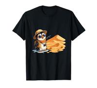 Adventurer Penguin in Desert Oasis Explorer Safari T-Shirt