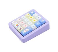 Adventurers K812 Wired Mechanical Keyboard,Macro Programmable,Full Key Hot-Swappable,RGB Backlight,Aluminum Case,Type-C Detachable Cable,Full N-Key Rollover,Game/Office Mode Switch (Purple)
