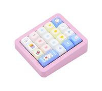 Adventurers K812 Wired Mechanical Numeric Keypad, 19-Key Hot-Swappable RGB Numpad, Macro Programmable, Detachable Type-C Cable, Game/Office Mode Switch - for PC/Laptop/Desktop (Pink)