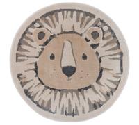 Adventures Children's Lion Cream Round Rug - Ø 140 cm