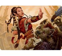 Adventures in the Forgotten Realms Art Card: Half-Elf Monk | Adventures in the Forgotten Realms